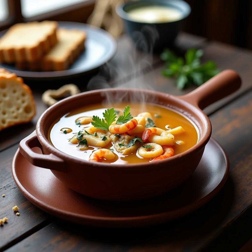 Sopa de Pescado a la Galleta Marinera: Receta Tradicional de la Costa en 30 Minutos