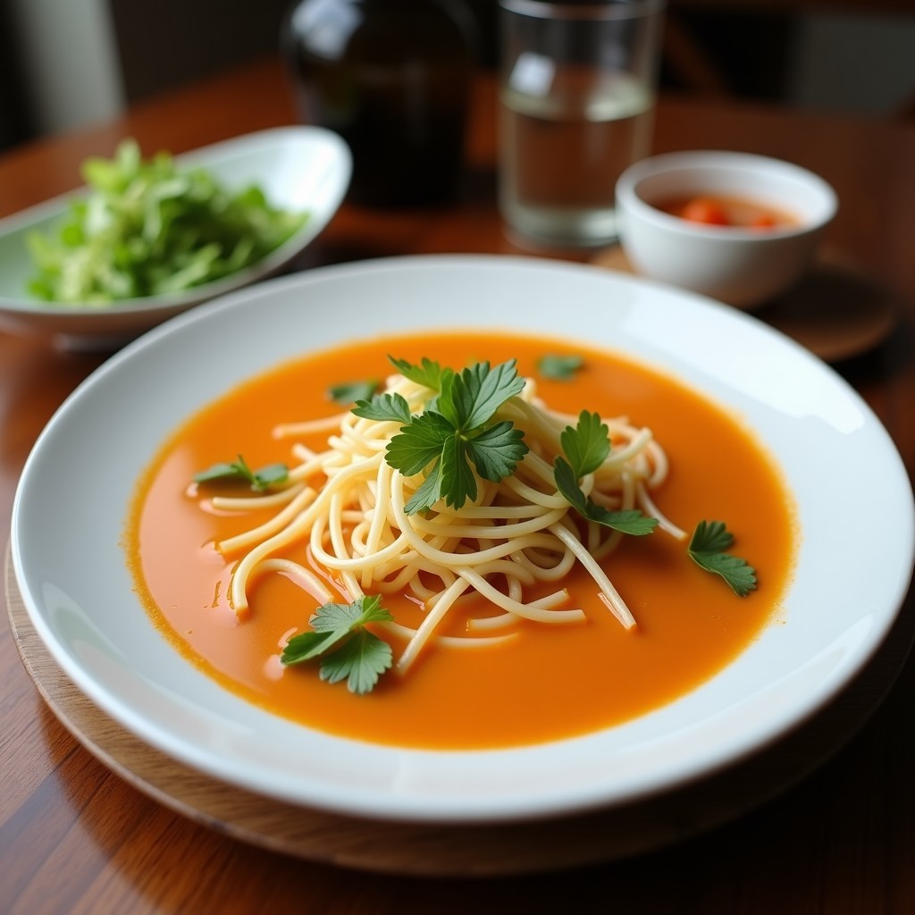 Sopa Tailandesa de Coco y Hierba Limón: Receta Auténtica en 25 Minutos