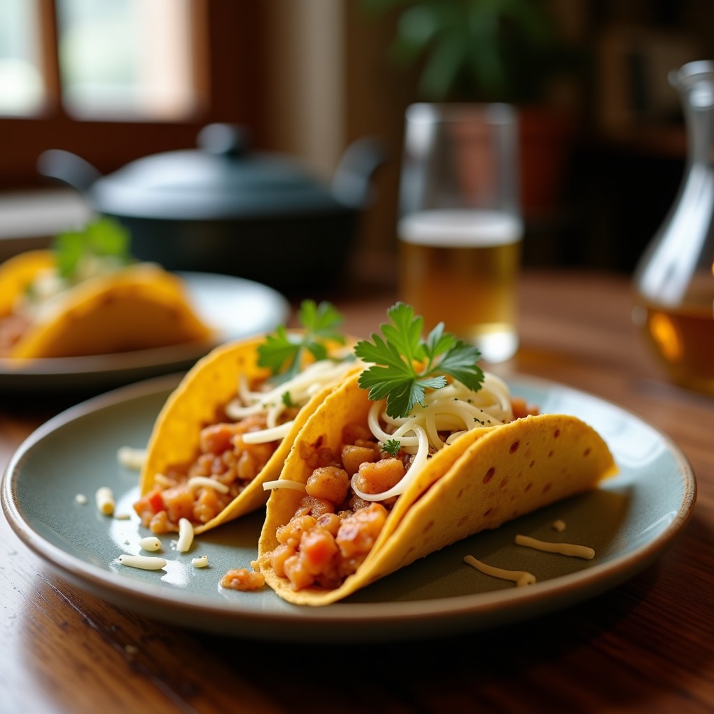 Tacos Gobernador de Camarón Ahumado con Queso Fundido: Receta Fácil y Rápida
