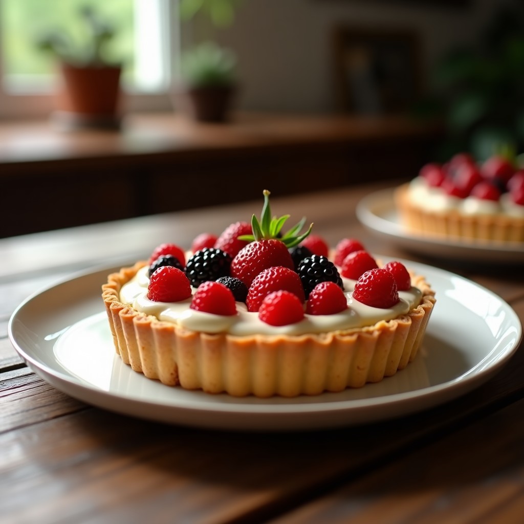 Tarta Fría de Queso y Frutos Rojos Sin Horno: Receta Fácil, Cremosa y Elegante