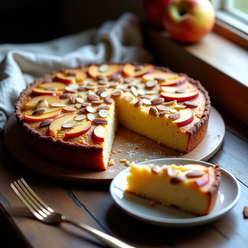 Tarta de Manzana y Almendra Sin Gluten: Receta Jugosa y Fácil
