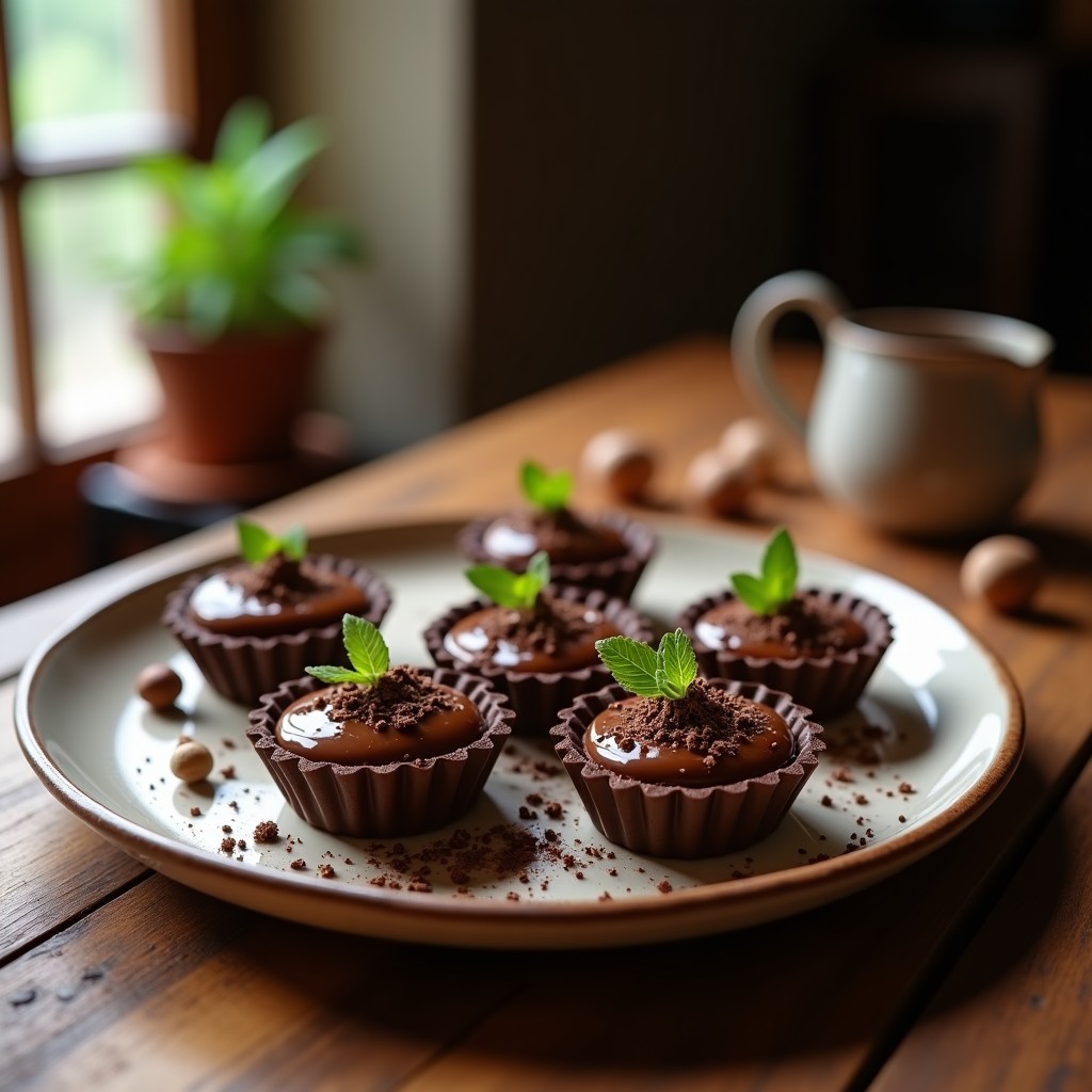 Tartaletas de Chocolate y Avellana: Receta Sin Horno y con 4 Ingredientes
