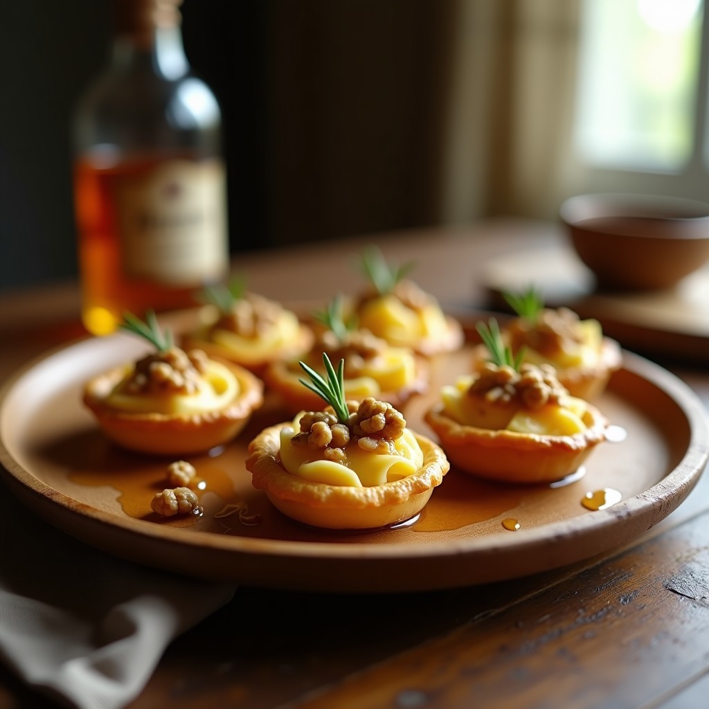 Tartaleta de Queso de Cabra y Miel: Receta Gourmet en Airfryer con Nueces