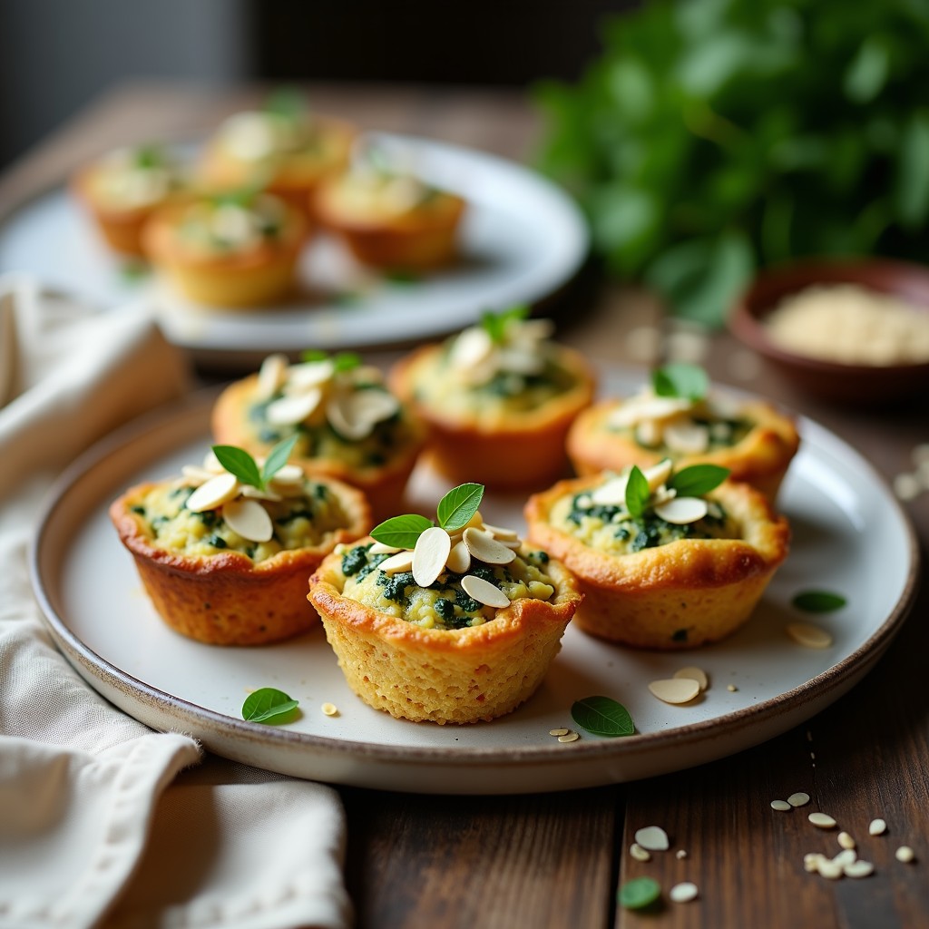 Tartaletas de Quinoa y Espinacas: Receta con Queso de Cabra Sin Masa en 25 Minutos