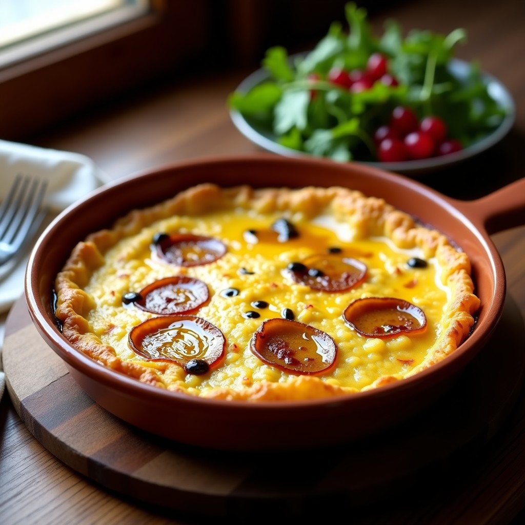 Tortilla de Patata con Trufa: Receta en Horno Sin Voltear y con Toque Gourmet